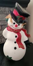 Vintage Byron Mold 1971 Snowman Ceramic Mold Signed picture