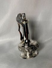 VINTAGE RONSON Silver Plate Decanter Table Lighter ~ Mid Century Era picture