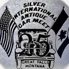 1986 Antique Car American Canadian International Meet Great Falls Montana Plaque picture