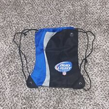 Bud Light NFL Drawstring Backpack Black Blue picture