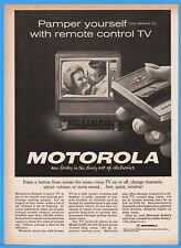 1962 Motorola Model A23K102 Television Remote Control TV Pamper Yourself Ad picture
