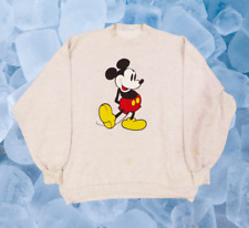 Vintage 80s Mickey Mouse Disney Classic Logo VTG Crewneck Sweater Womens Size XL picture
