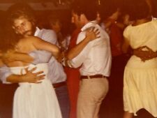 2S Photograph Group Photo 1970-80's Couples Dancing Dance Floor Candid Men Women picture