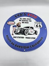 Esso Garage Gasoline Vintage Style Porcelain Enamel Service Station Sign picture