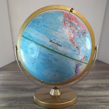 VINTAGE Replogle World Nation Series 12” Globe Raised Relief Leroy M. Tolman  picture