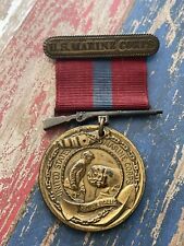 Authentic WWI U.S. Marine Corps Good Conduct Medal GCM #59681 Wounded WIA Range picture
