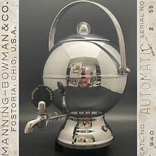 Manning Bowman Art Deco Harmony Urn Chrome Coffee Percolator c1930s USA 12 cups picture