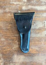 Bucheimer Colt 45 1911 US Army Holster Vintage Black Leather US Stamped MRT 1963 picture