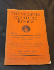 The Virginia Quarterly Review journal literature discussion Spring 1939 picture