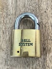 Vintage Best Bell System Padlock No Key Lock picture