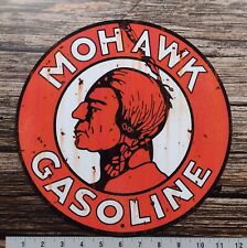 Vintage Reproduction Mohawk Gasoline sign picture