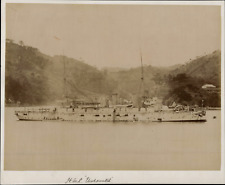 Royal Navy, Destroyer HMS Undaunted, Vintage Albumen Print Vintage Albumen Print picture