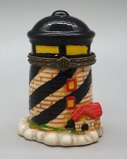 Vintage Lighthouse Trinket Box with Bonus Mini Life Preserver picture