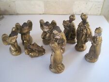 INARCO Japan Gold Nativity Set Mid Century picture