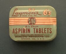 Vintage Laymon’s Aspirin Container picture