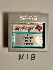 El Arroyo My Presence Is A Present Collectable Mercury Glass Christmas Ornament picture