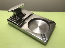 VINTAGE GOLDSMITH’S JEWELRY MAKERS ANVIL HEAVY MASSIVE CAST METAL ASHTRAY 1960’s picture