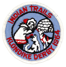 Vintage 1964 Klondike Derby Indian Trails Council Patch Sinnissippi Wisconsin WI picture