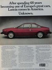 1975 Lancia Coming TO America Vintage Original Print Ad 8.5 x 11