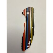 1 Pc Rainbow color G10 Handle Scale for Rick Hinderer Knives XM18 3.5 Knives picture