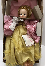 Madame Alexander Doll Sleeping Beauty 14 Inches Tall Yellow Gown Shoes Box VTG picture