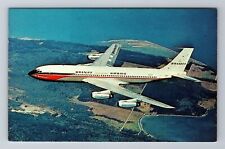 Braniff Intl Airways El Dorado Super Jet, Plane, Transportation Vintage Postcard picture