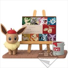 Price Down Ichiban Kuji Pokemon EIEVUI & Colorful Art Desktop mirror Figure picture