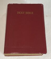 Holy Bible New KJV James 1994 Giant Print Edition Nelson Red Paperback Book picture