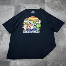 Vintage Oversized Super Mario Print T-Shirt Short Sleeve picture