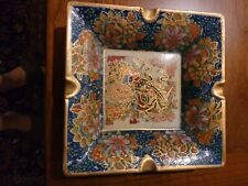 Hand Painted Oriental Ashtray Vintage picture