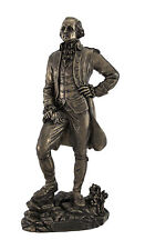 Bronzed President George Washington Standing Triumphantly Statue picture