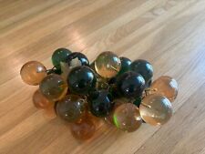 Vintage MCM 13 in Yellow And Green Lucite Acrylic Grapes Cluster  picture