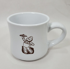 Dunkin Donuts Mug Vintage Advertising Coffee Cup 60s Dunkie Mascot Cursive Logo picture