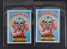 Bony TONY #132a Unzipped ZACK #132b 1986 Garbage Pail Kids Series 4 Pack Fresh picture