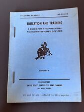 US Army Handbook Education & Training No 350-24 June 1963 picture
