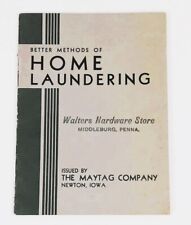 Middleburg PA Home Laundering Booklet 1936 The Maytag Company Walters  e255 picture
