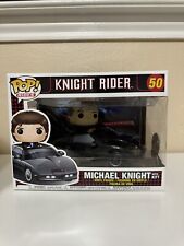 FUNKO POP KNIGHT RIDER WITH KITT CAR NEW #50 POP RIDES TV CLASSIC picture