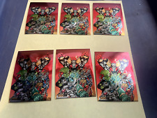 lot of 6 1994 IMAGE SPAWN SAVAGE DRAGON SHADOWHAWK GRIFTER PROMO CARD CHROMIUM H picture