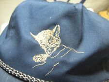 vintage Chessie Cat Image Railroad Blue Cap One Size Fits All picture