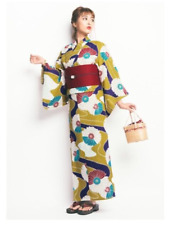 Kimono Yukata Set Grail Dress Classic Chrysanthemum Kyoto Summer Clothes  Japan picture