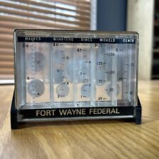 Vintage Coin Bank Fort Wayne Federal Bank Indiana No Key Advertising Bank picture