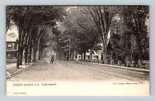 Glens Falls NY-New York, Residences On Glen Street, Antique, Vintage Postcard picture
