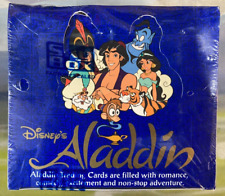 1992 Disney’s Aladdin Trading Cards Sky Box, Full Sealed Box picture