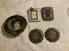 Vintage Jay Strongwater Bejeweled  Picture Frame Set With Swarovski Crystals picture