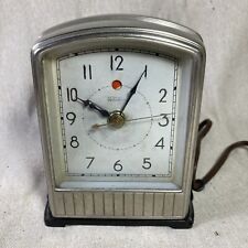 vintage telechron alarm clock model 711 deco *used/not functioning*see descrip picture
