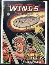 Wings Comics #112 Fiction House Golden Age Pre-Code Comic Book (Sci-Fi Cover) picture