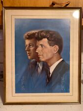 John F. and Robert Kennedy The Kennedy's Print by Alton Tobey in Frame picture