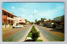 Zephyrhills FL-Florida, Downtown, Antique, Vintage Souvenir Postcard picture