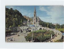 Postcard Basilica of the Immaculate Conception Lourdes France picture