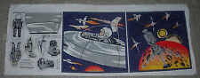 VINTAGE  STAR FORCE  FABRIC PILLOW PATTERN  C. 1970'S  ASTRONAUT  APOLLO CAPSULE picture